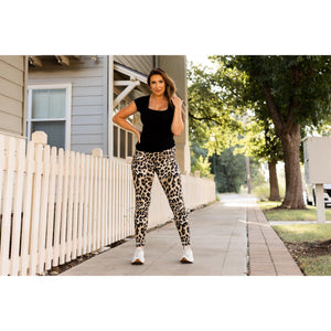 Ready to Ship | Brown Leopard Leggings*