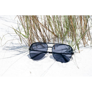 PreOrder | The Black/Black Kay - High Quality Unisex Aviator Sunglasses*