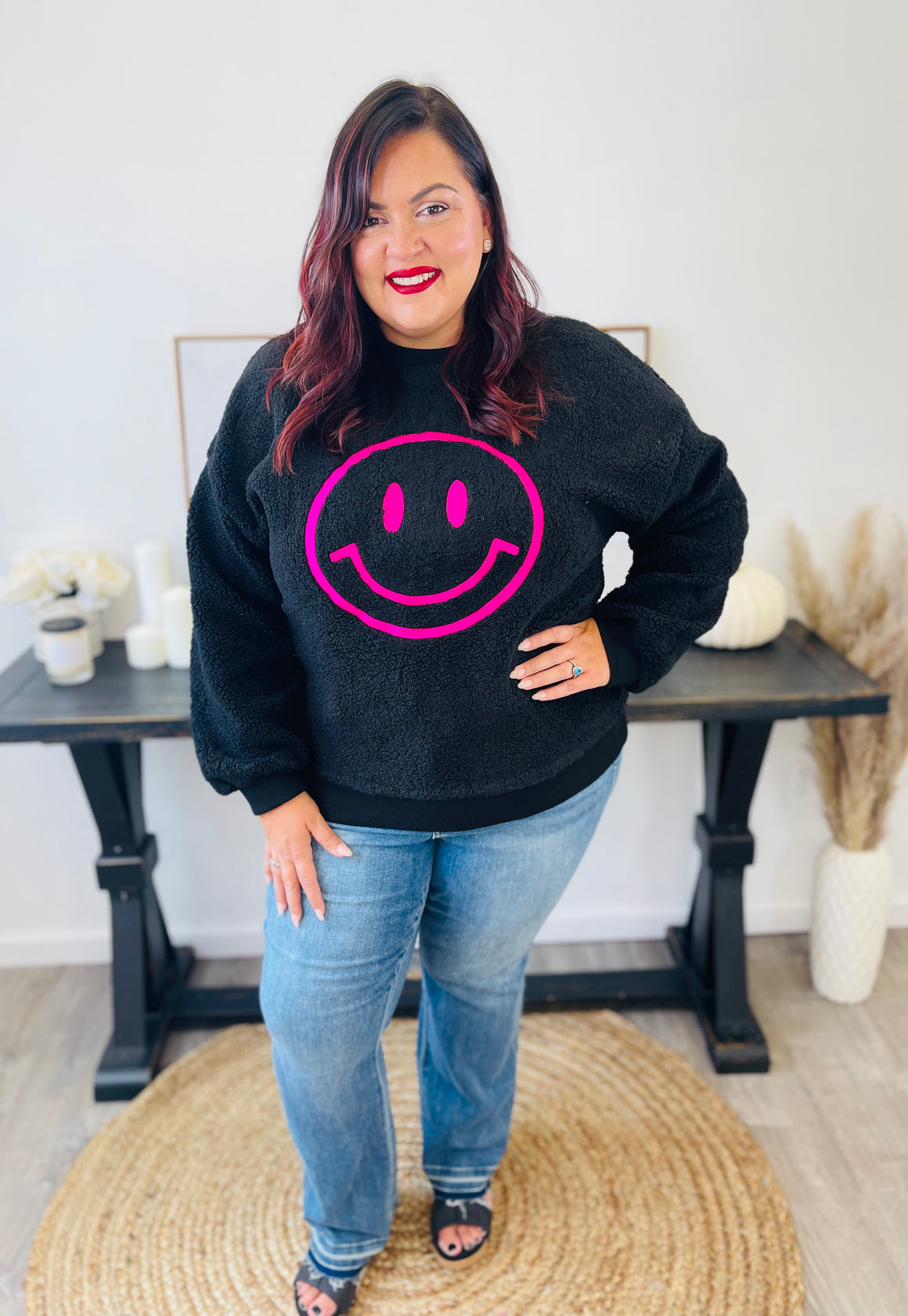 Suzy Smiley Face Sweatshirt