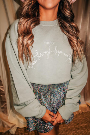 Deep Waters Graphic Sweatshirt
