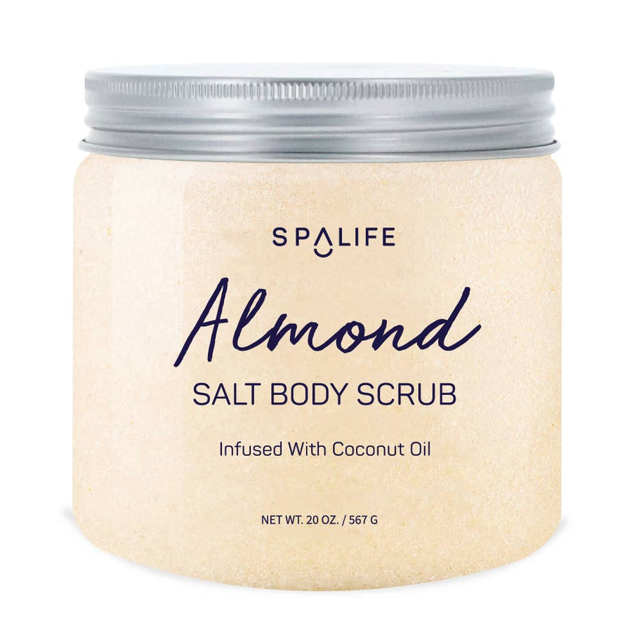 Almond Salt Body Scrub Infused with Coconut Oil