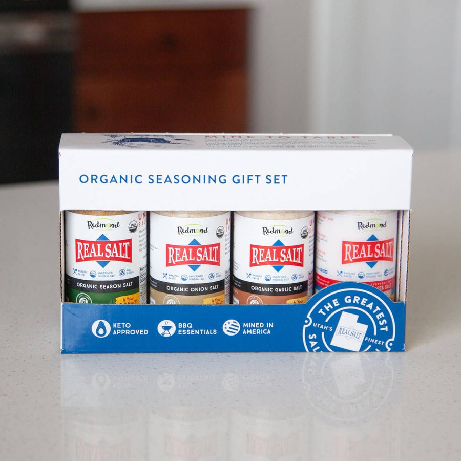 4 oz Redmond Real Salt, Seasoning - Gift Set