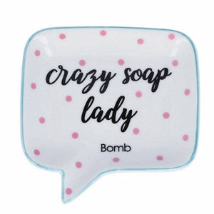 Crazy Soap Lady Soap Dish  Bomb