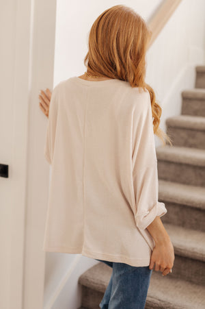 Ivory Thoughts Chenille Blouse