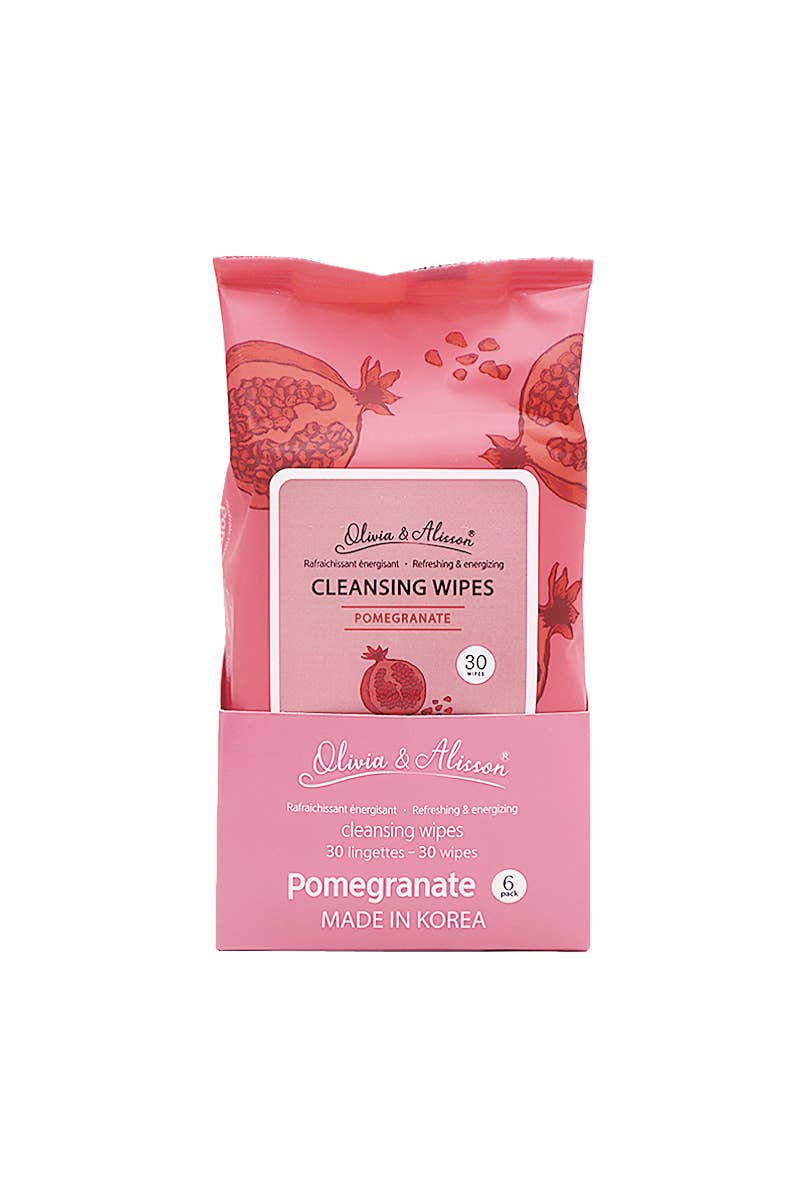 Makeup Cleansing Wipes Pomegranate