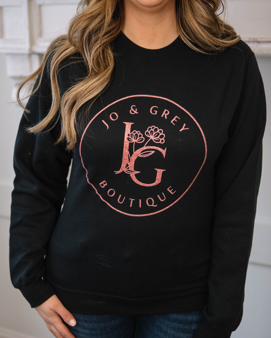 Custom Jo and Grey Graphic Sweatshirt